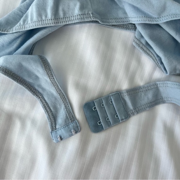 NWT Jonathan Simkhai Standard Harper Bodysuit in Cove XS - Picture 13 of 16